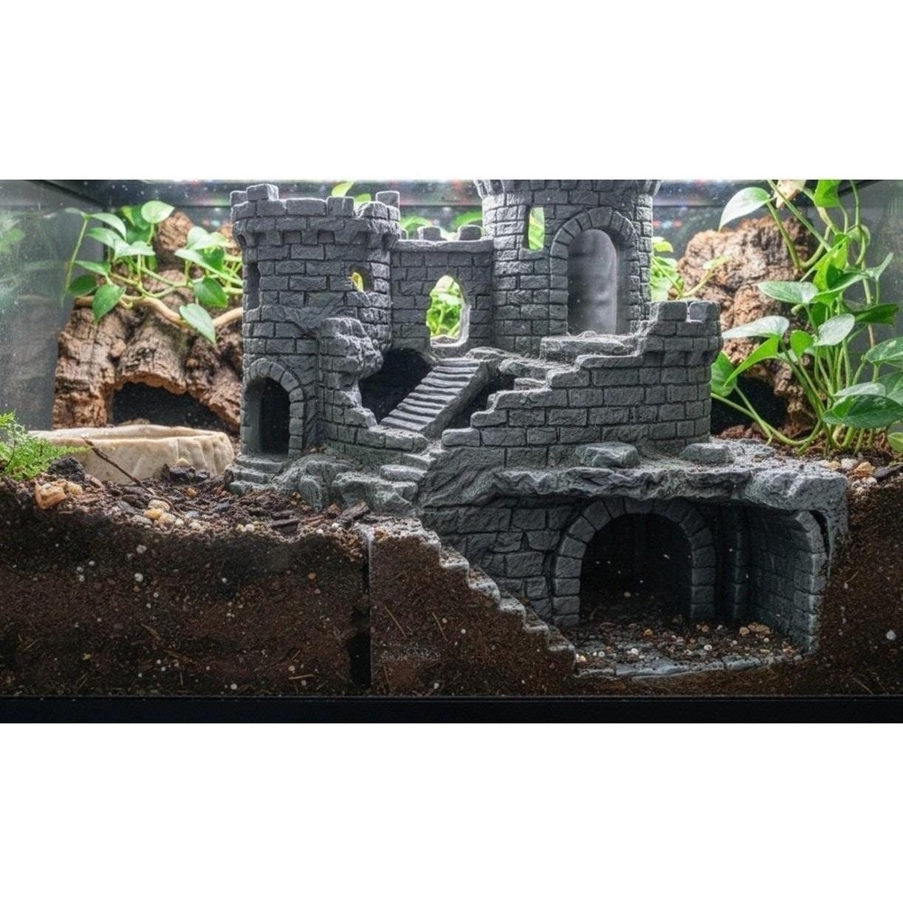 Crumbling Castle Hide and climb - Underground Viewing dungeon‎